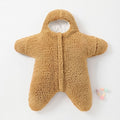 Winter baby brown hoodie