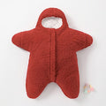 winter baby red hoodie
