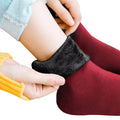 Thermal red socks